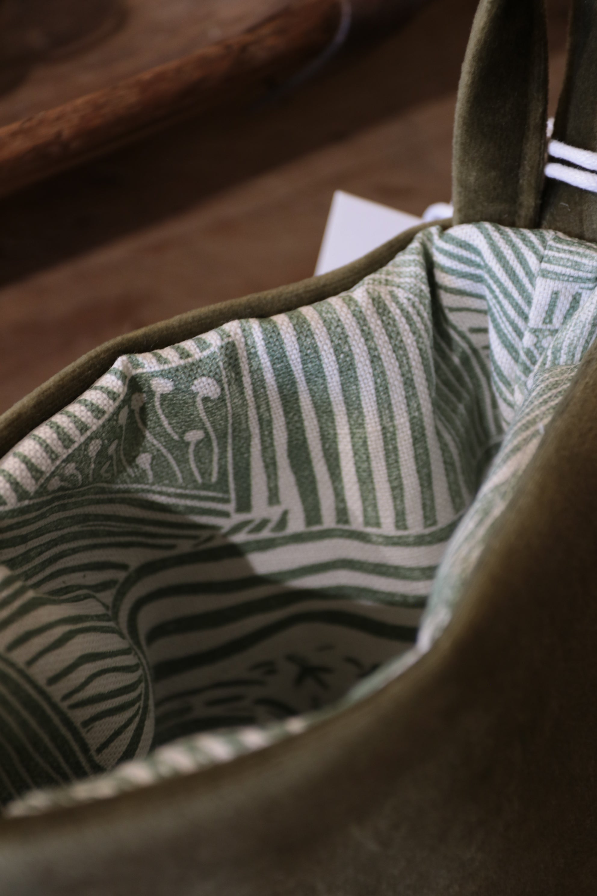 Moss Velvet Stocking