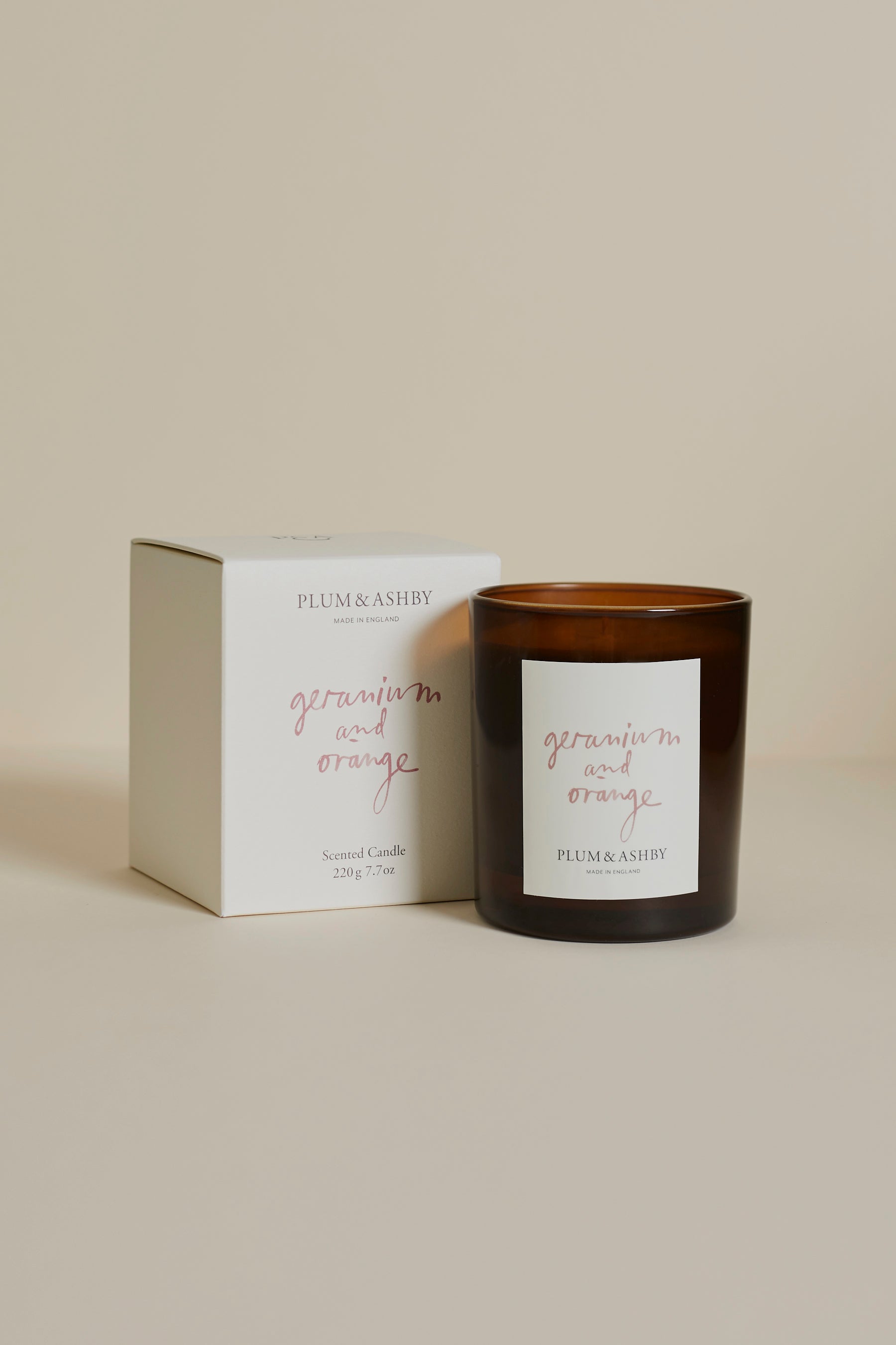 Geranium & Orange Candle