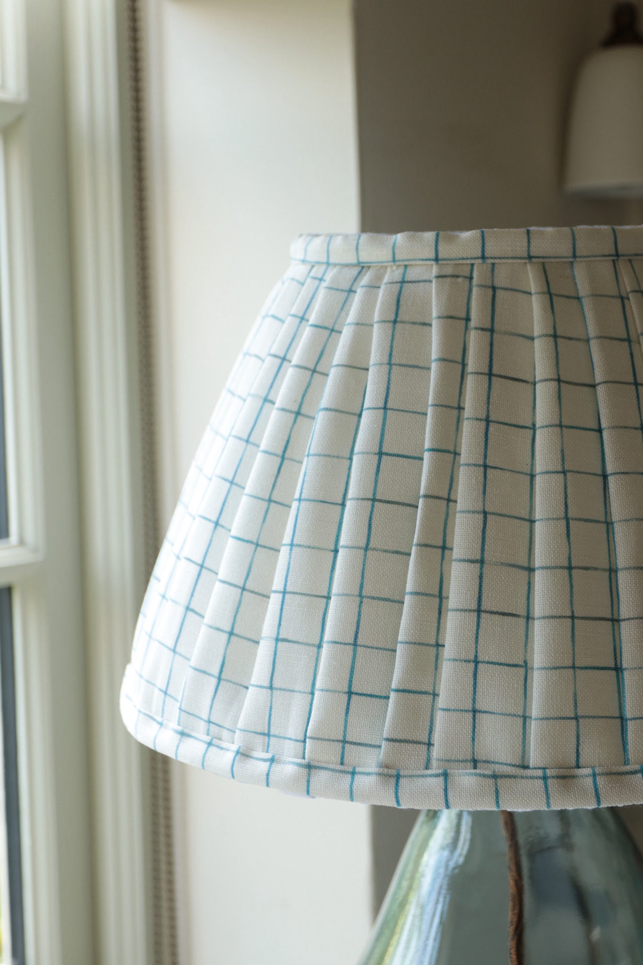 Broadway Check Pleated Lampshade