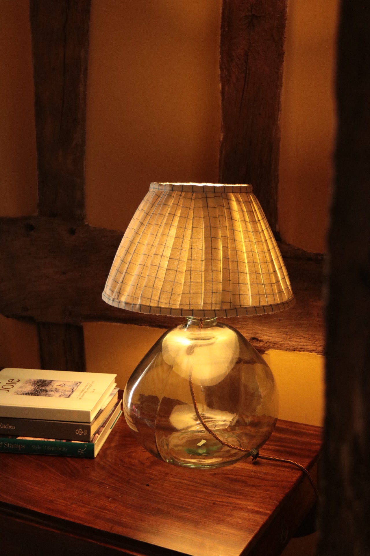 Broadway Check Pleated Lampshade
