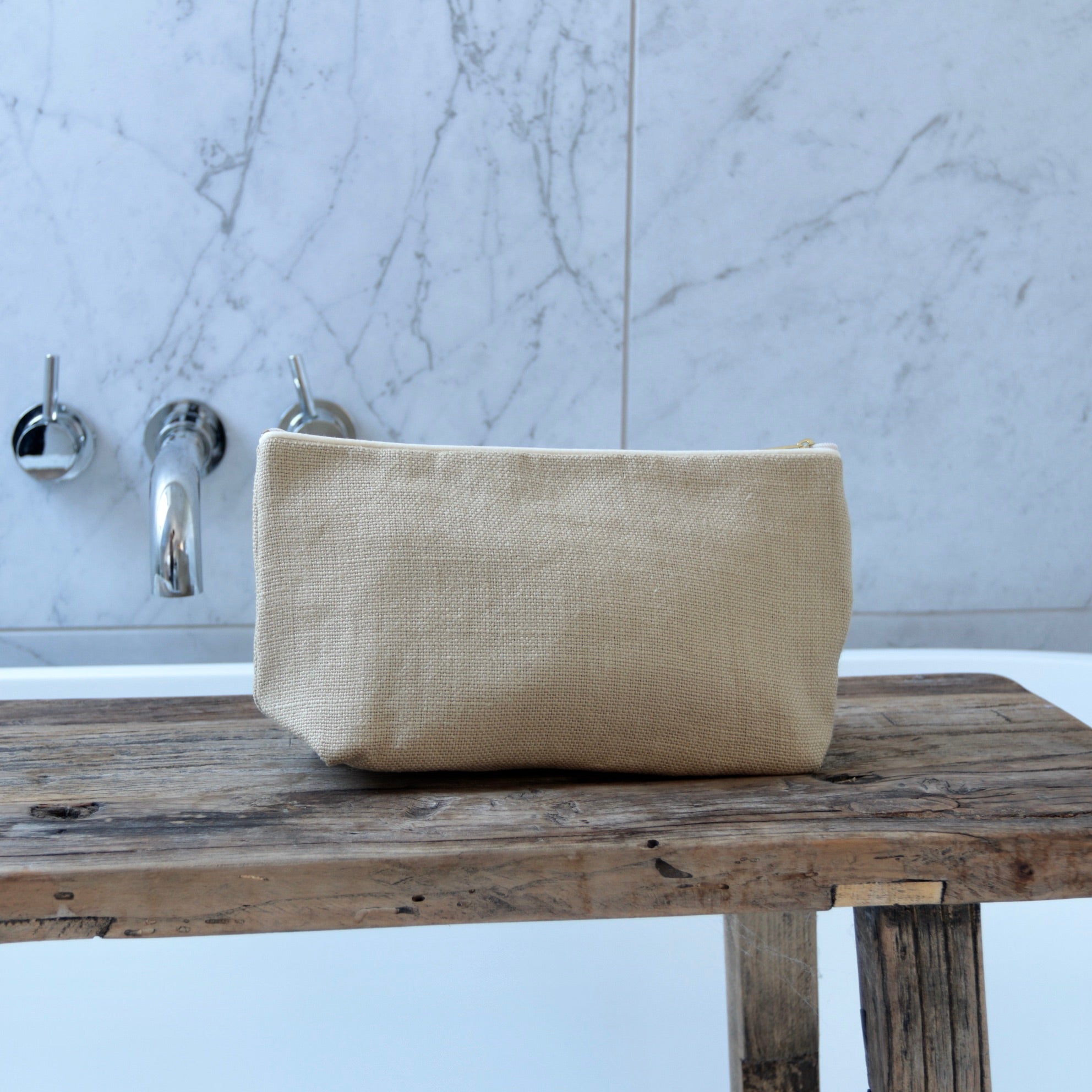 Buttercup Linen Washbag