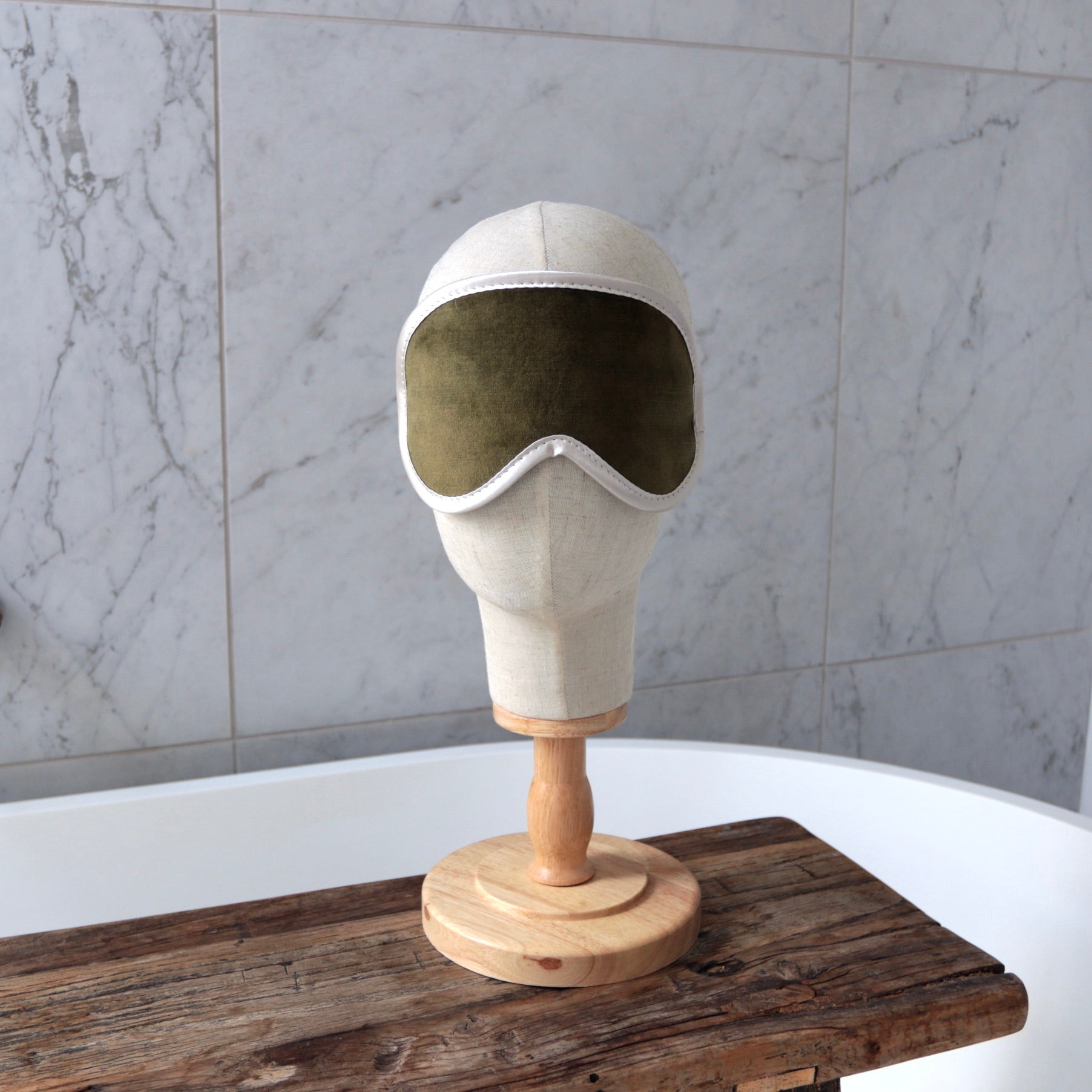 Moss Velvet Eye Mask