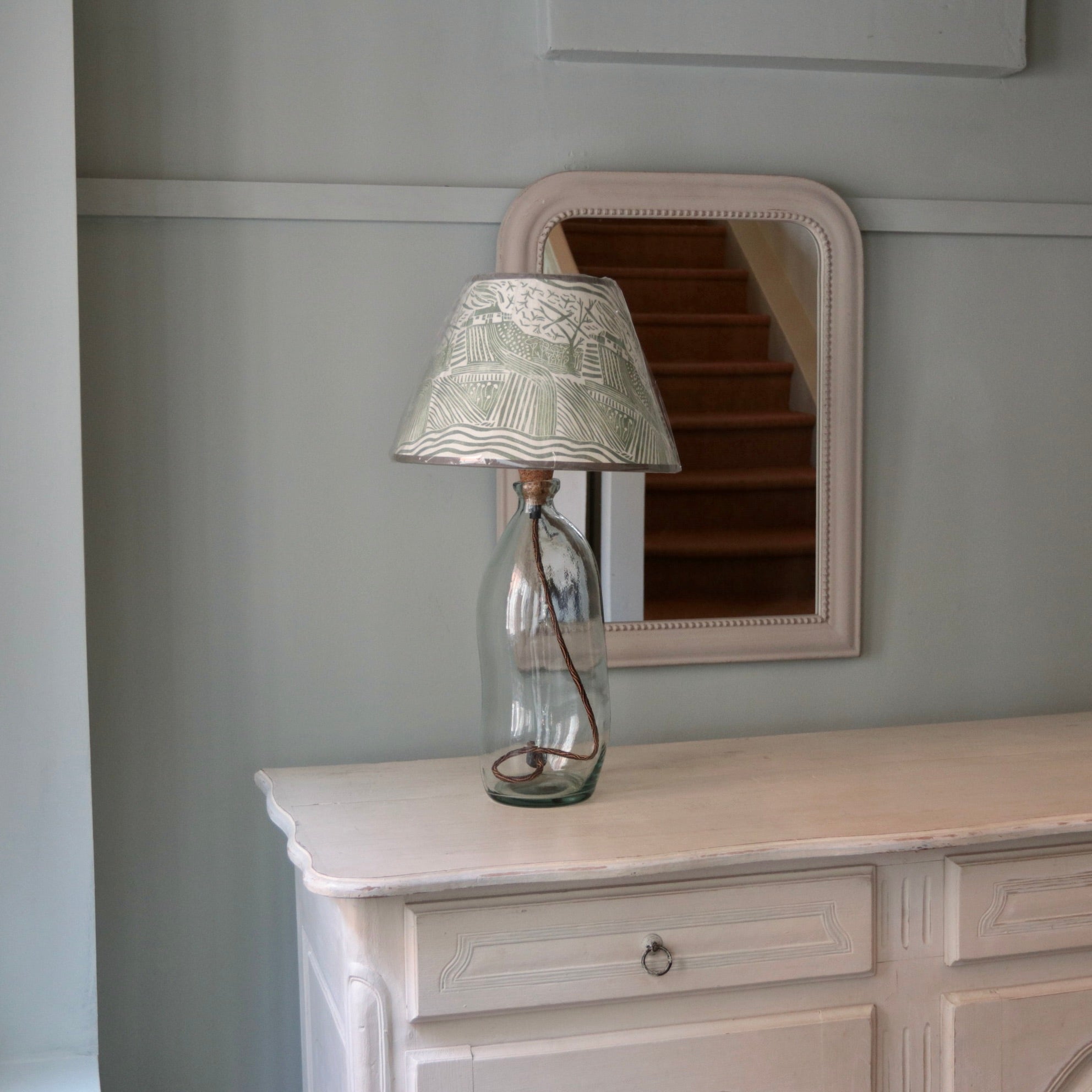 Forest Green Country Walk Empire Lampshade