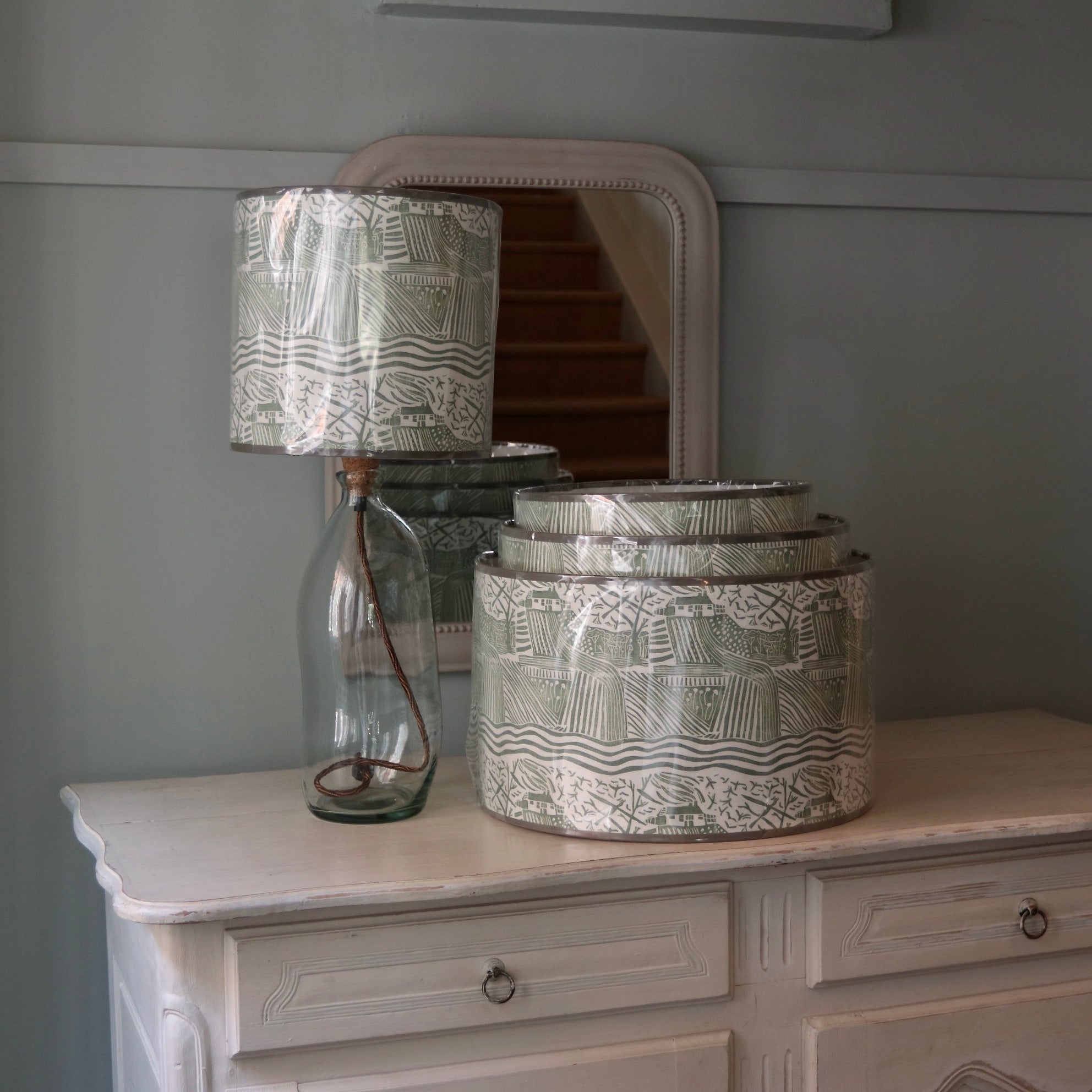 Forest Green Country Walk Lampshade