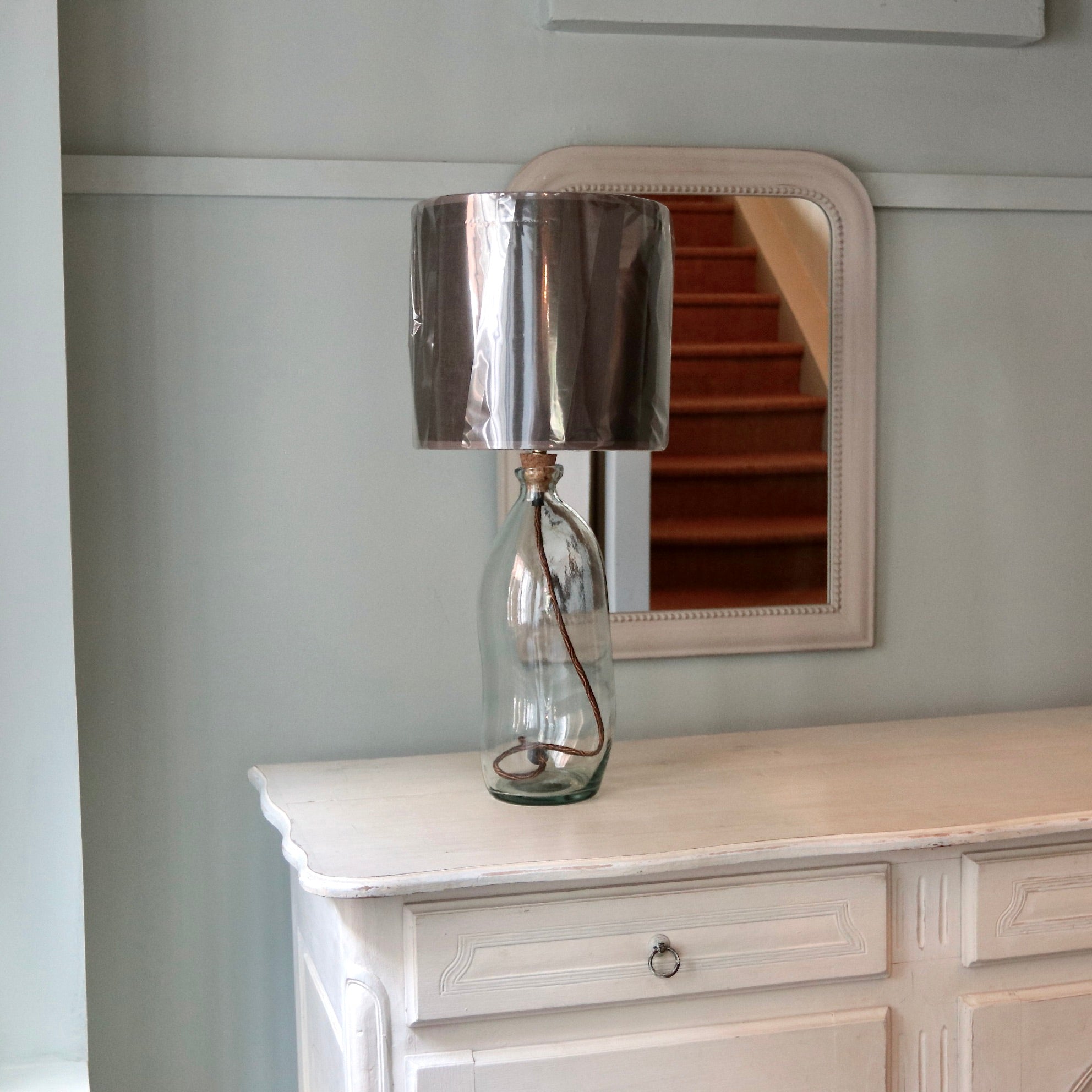 Bitter Chocolate Linen Lampshade