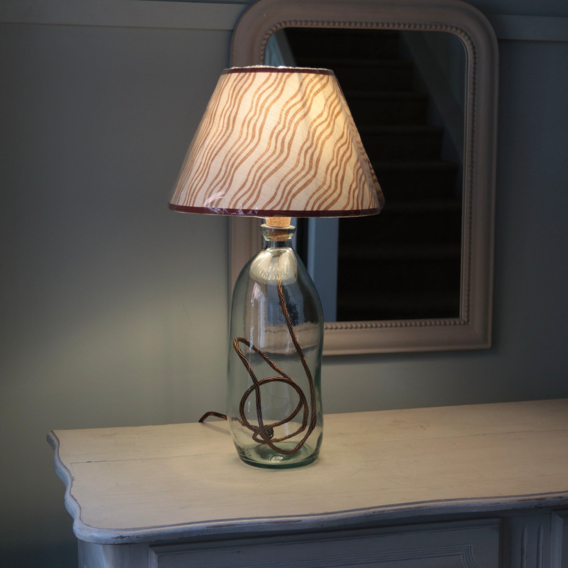 Marigold Stripe Empire Lampshade