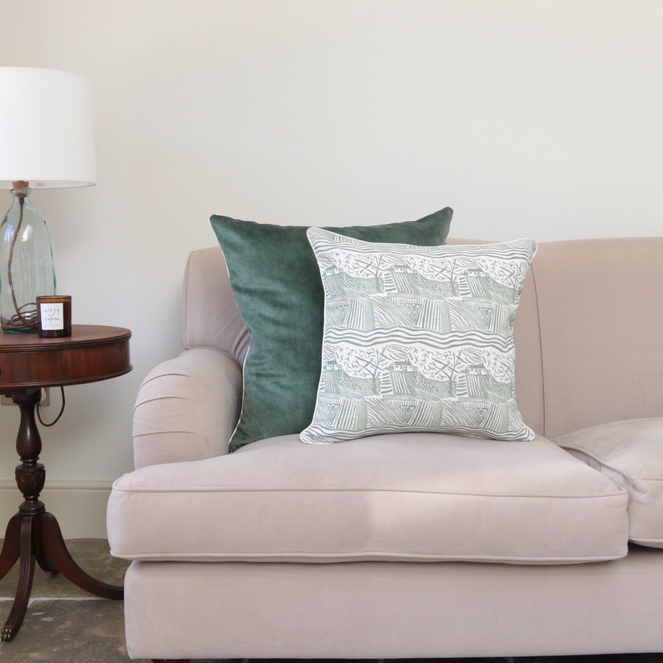 Forest Green Country Walk Cushion