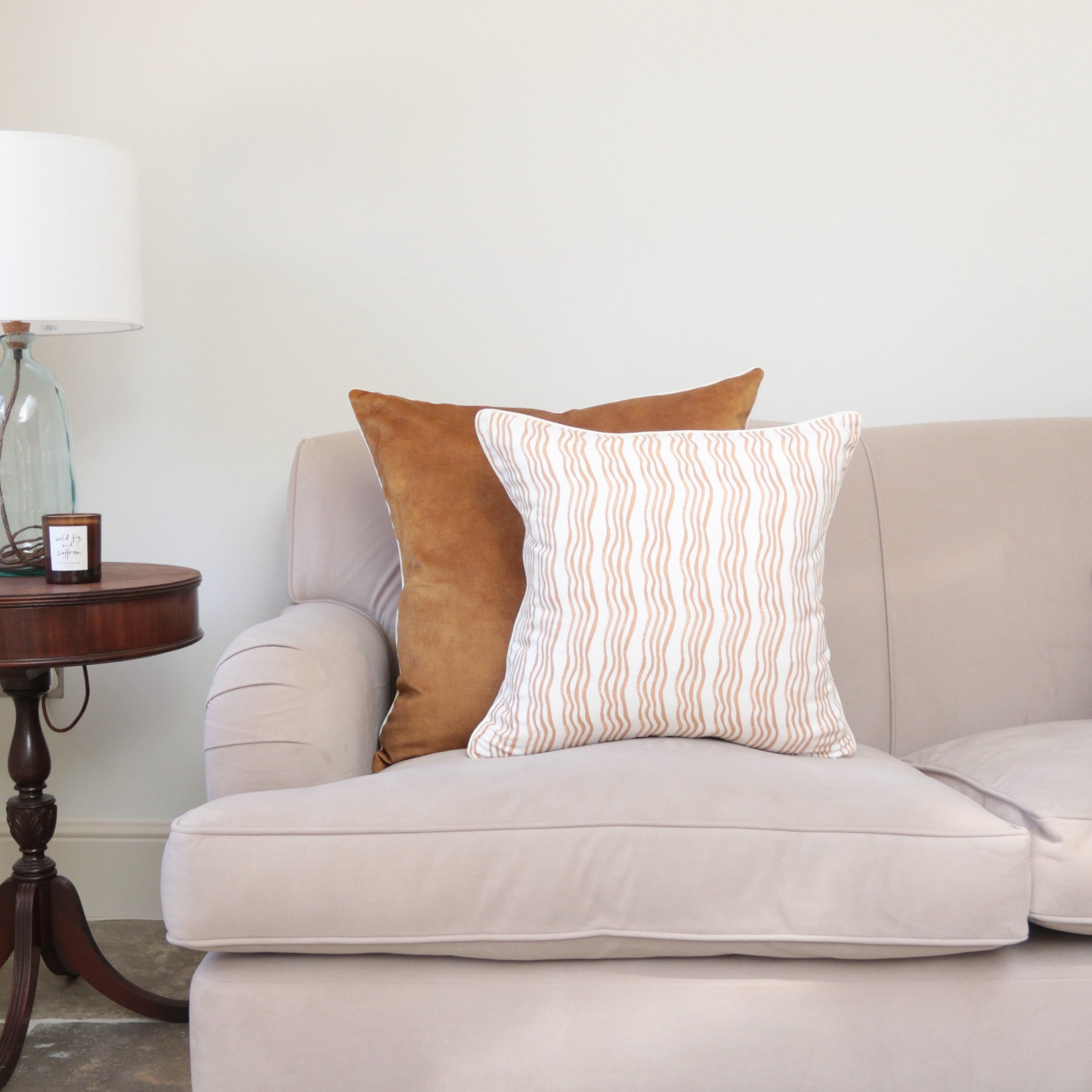 Rust Velvet Cushion