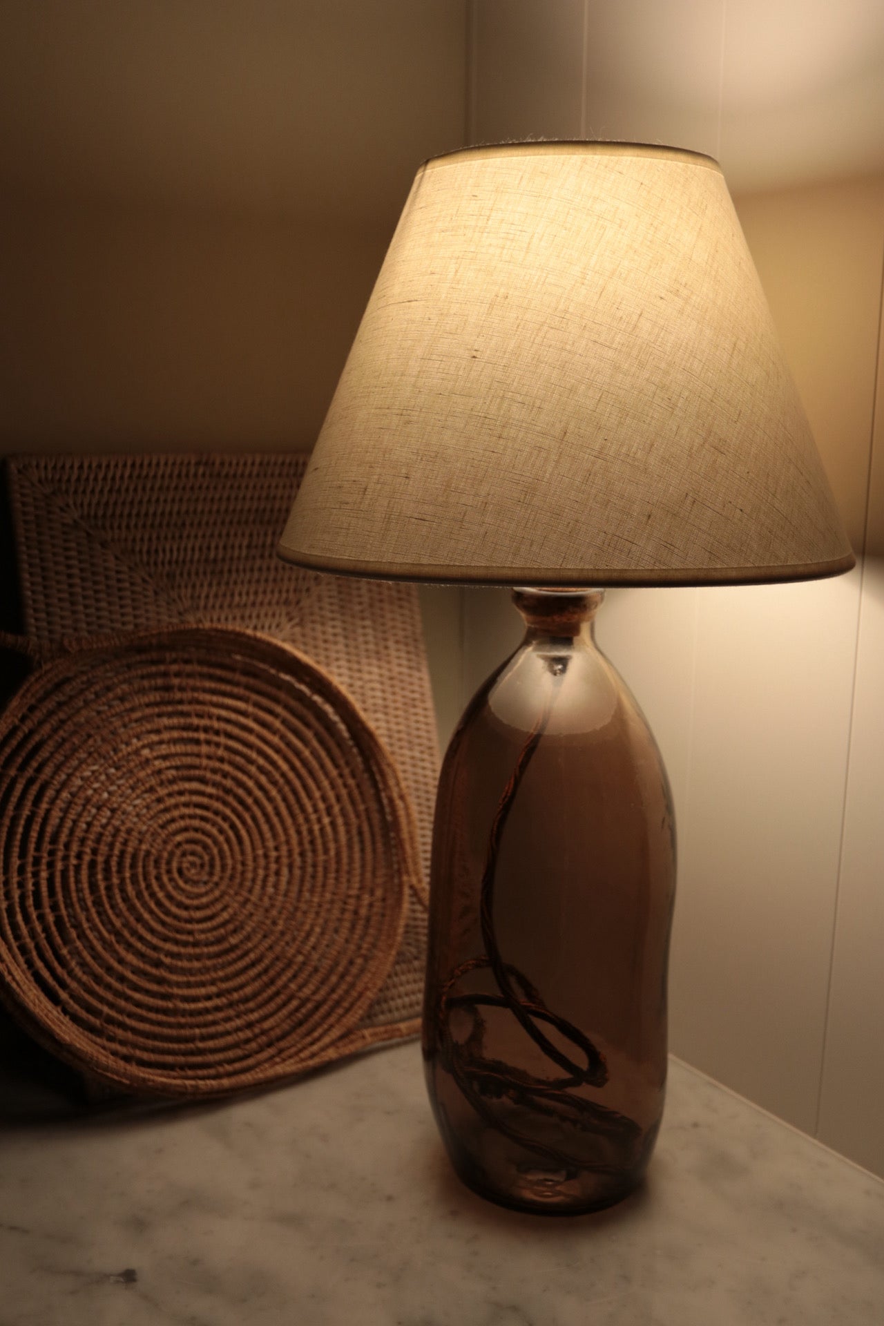 Milk White Empire Lampshade