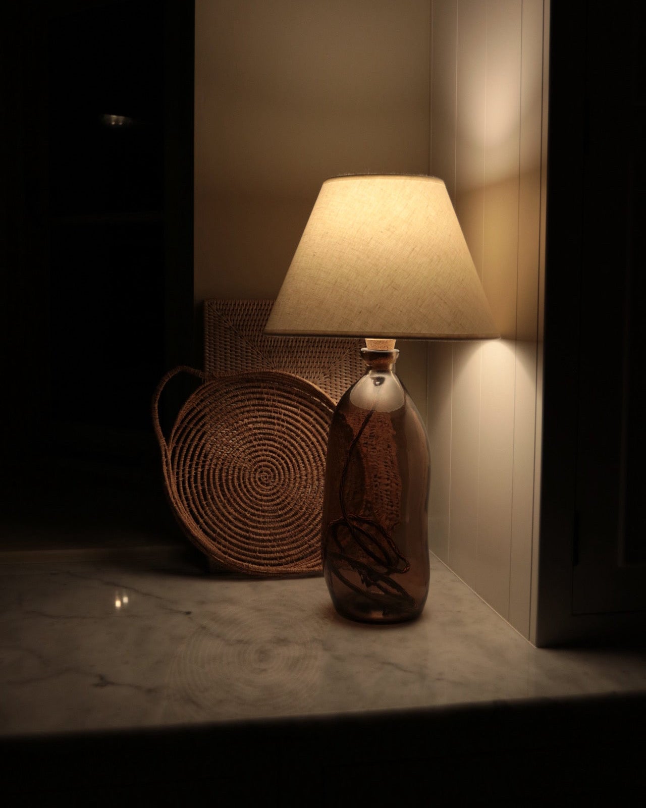 Milk White Empire Lampshade