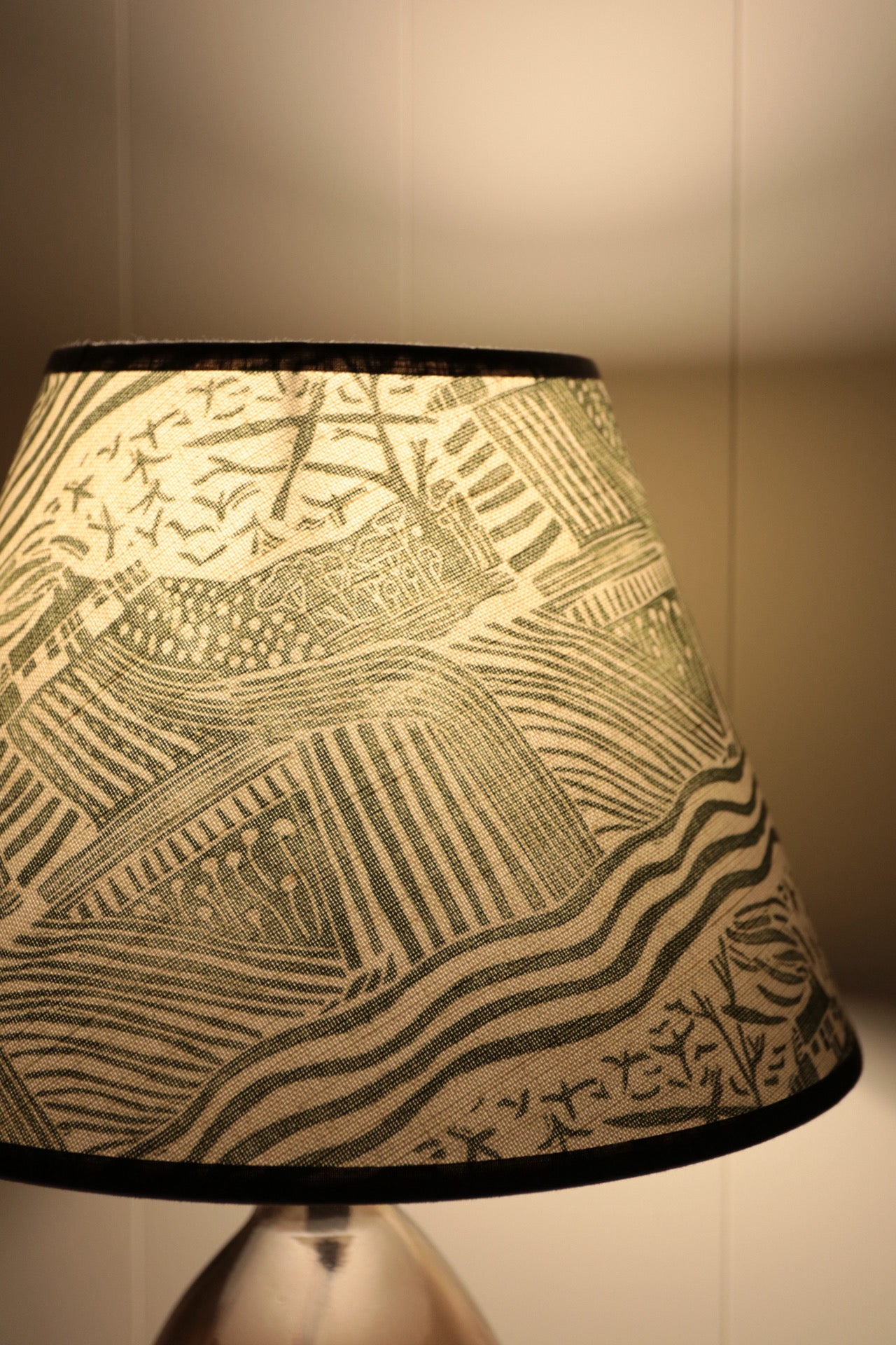 Forest Green Country Walk Empire Lampshade