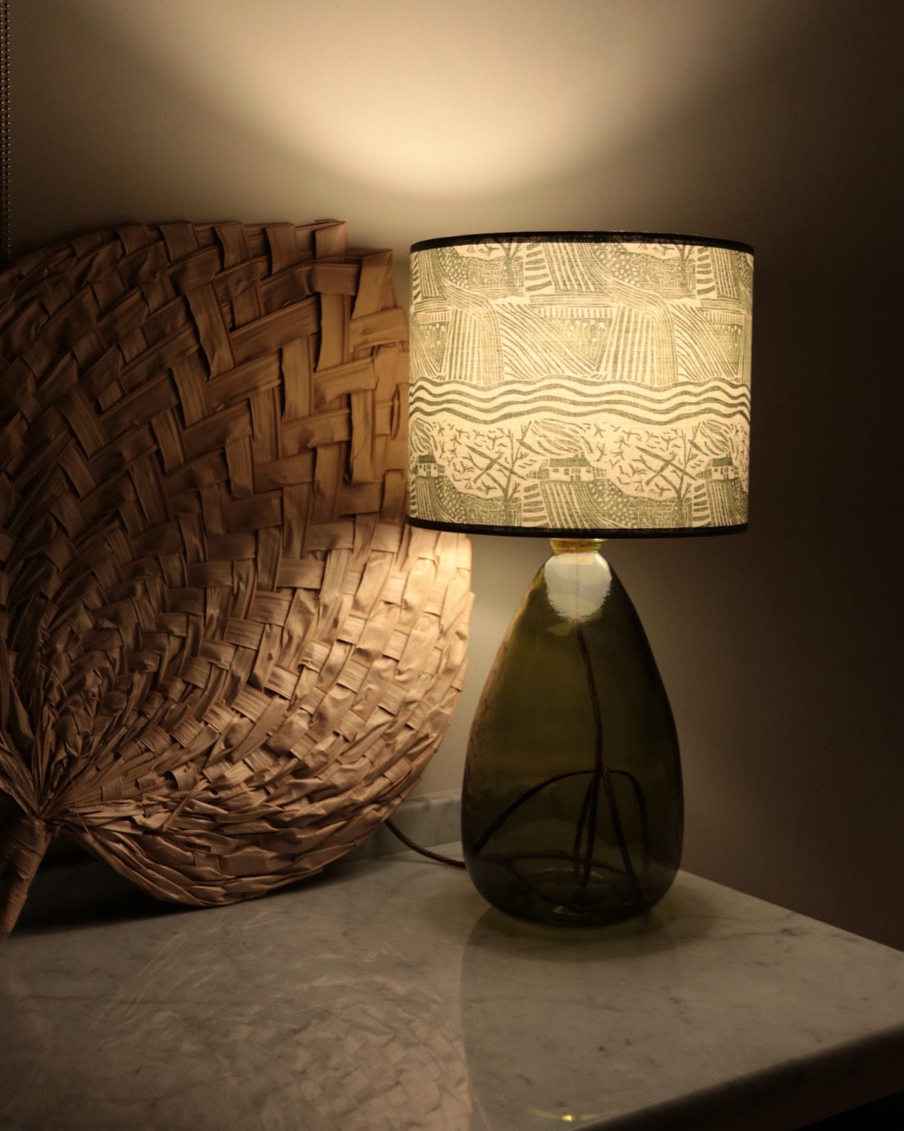 Forest Green Country Walk Lampshade