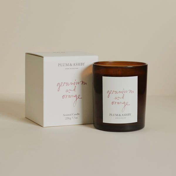 Geranium & Orange Candle