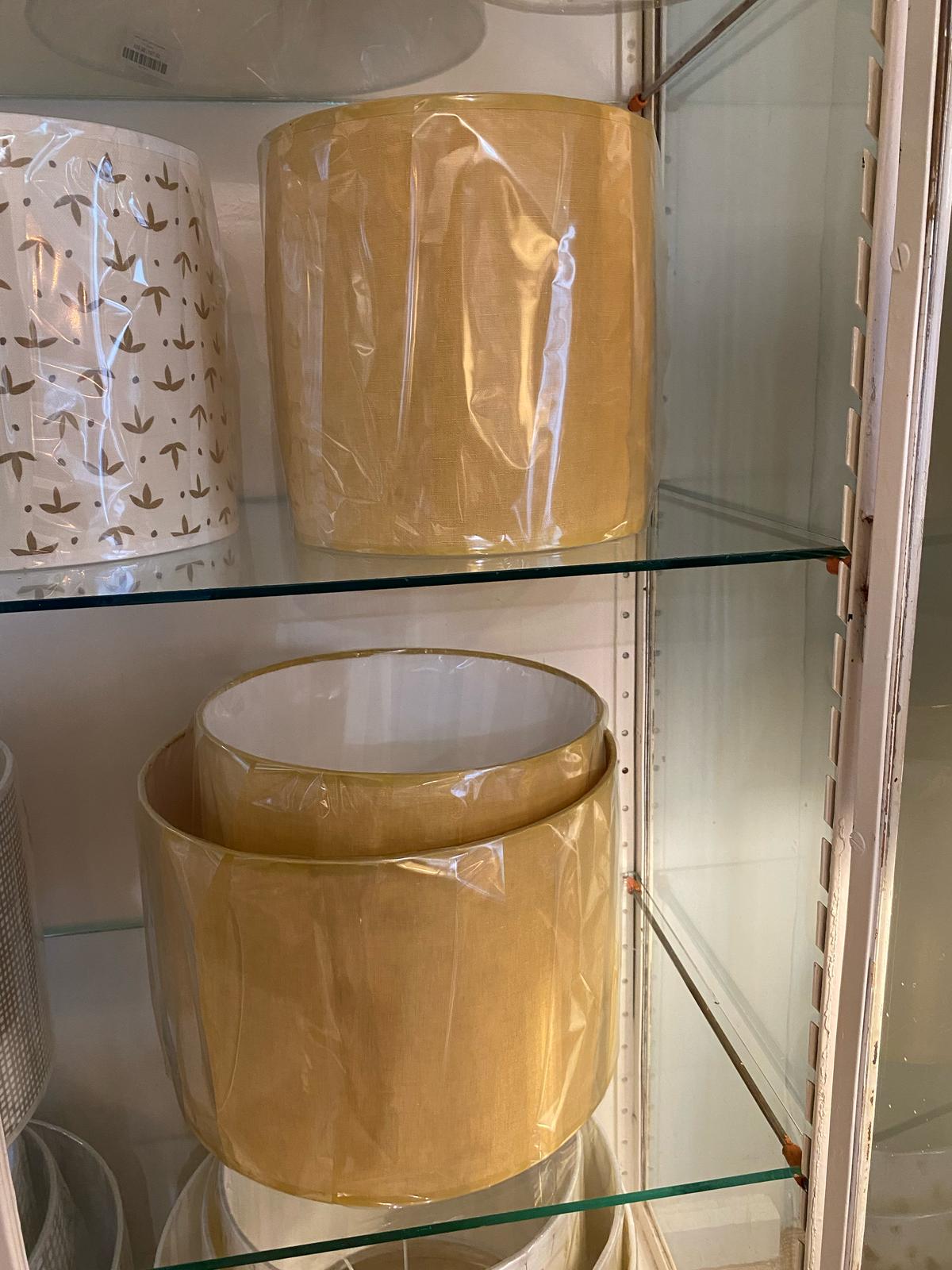 Marigold Linen Lampshade