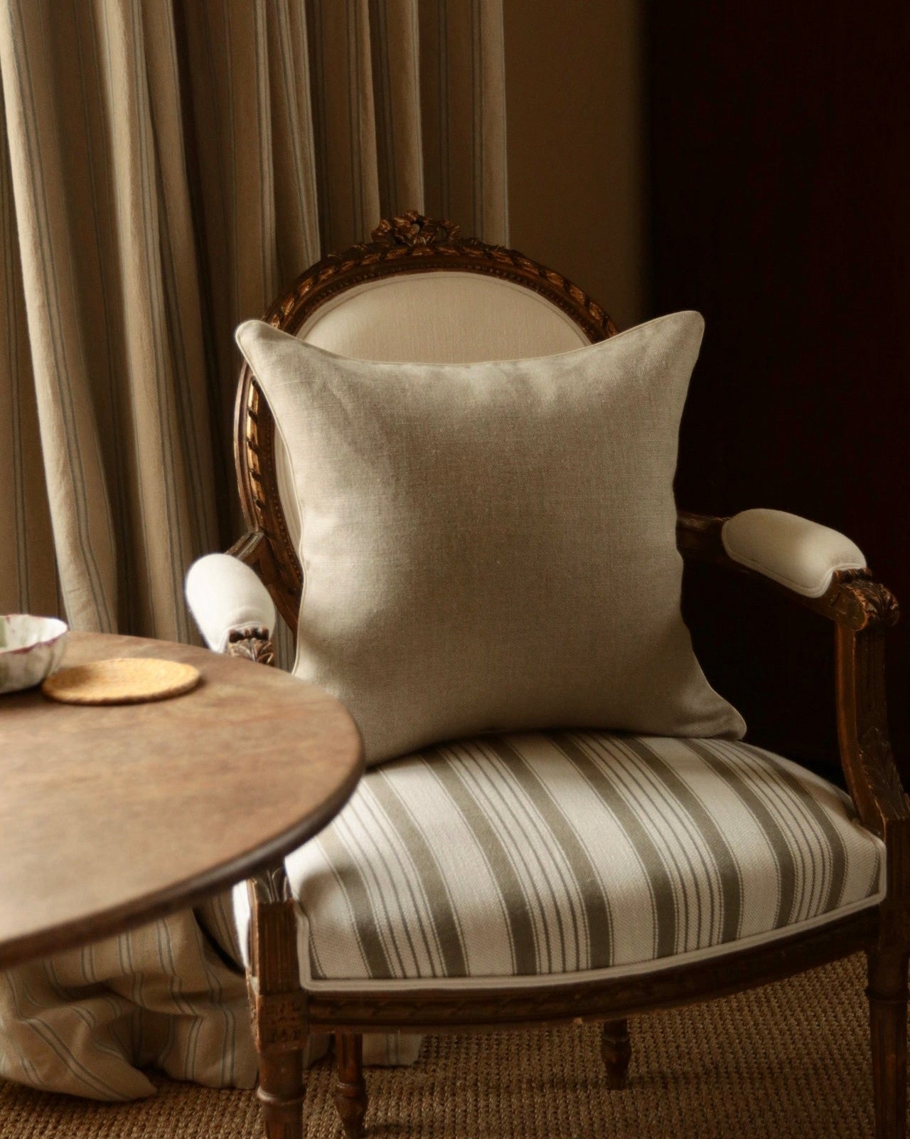 Natural Linen Cushion