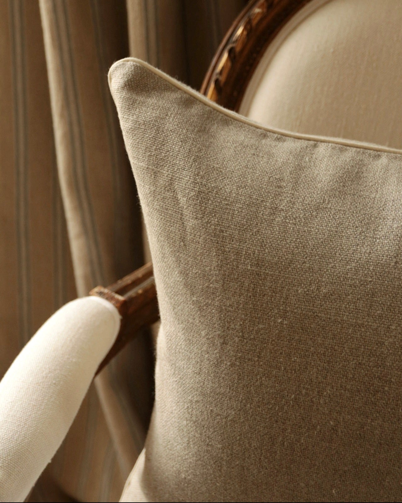 Natural Linen Cushion