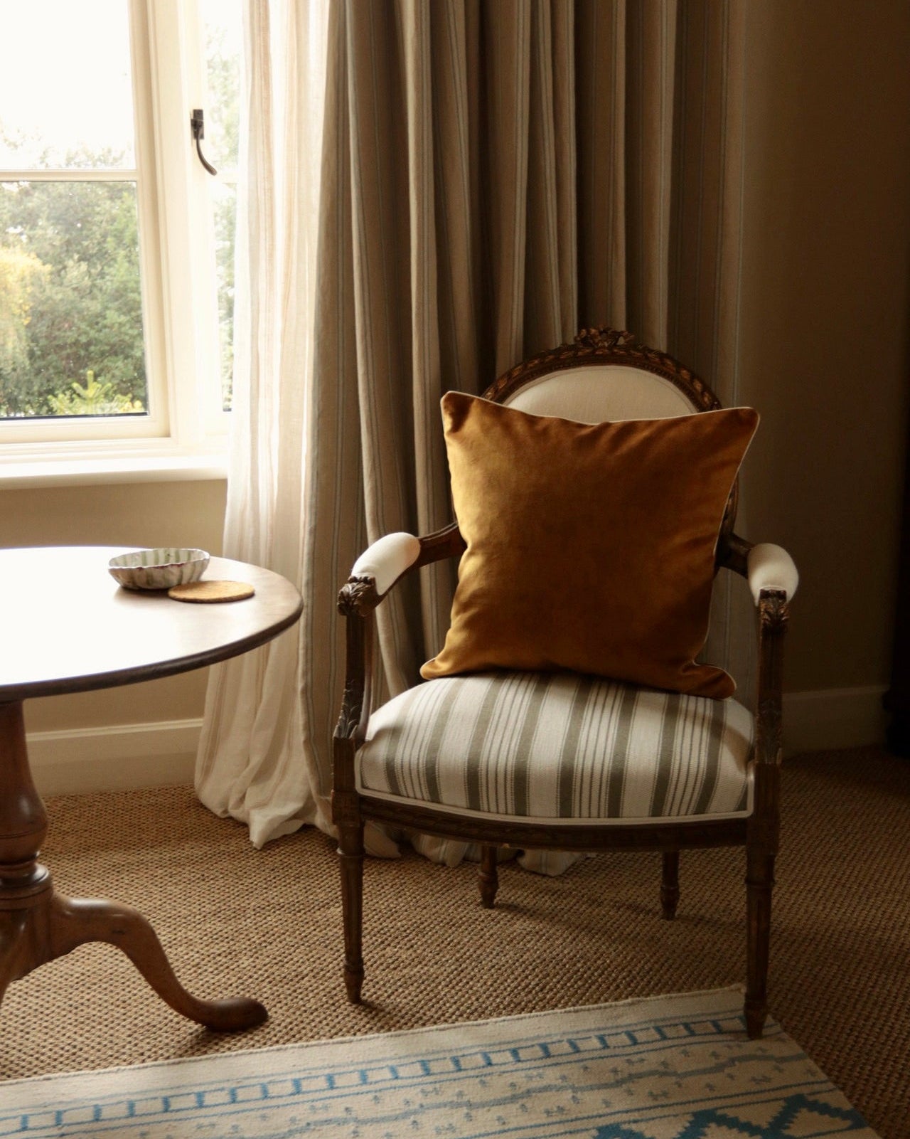 Rust Velvet Cushion