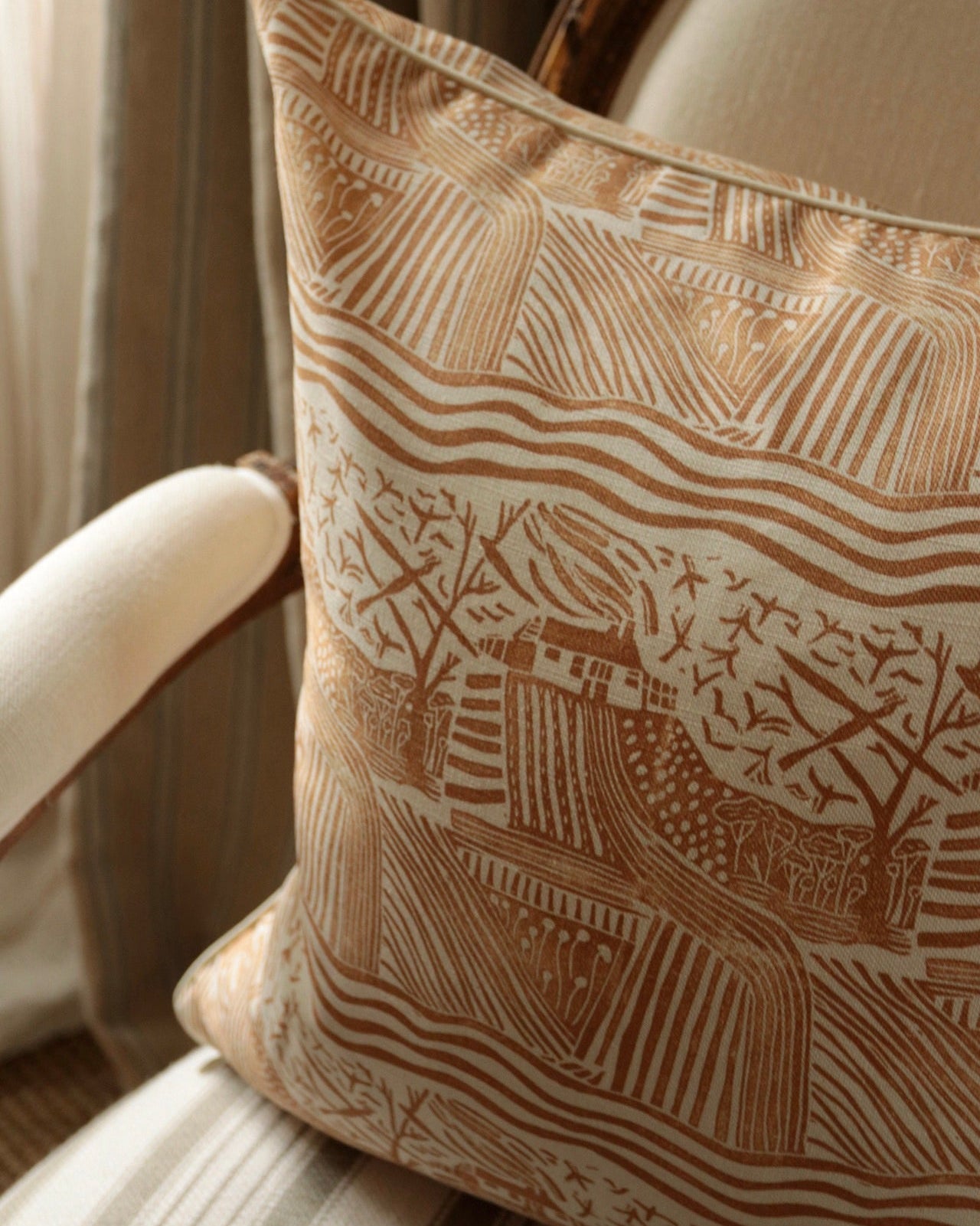 Marigold Country Walk Cushion