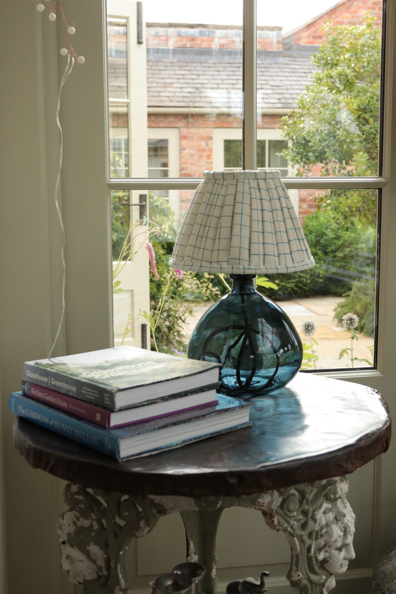 Broadway Check Pleated Lampshade