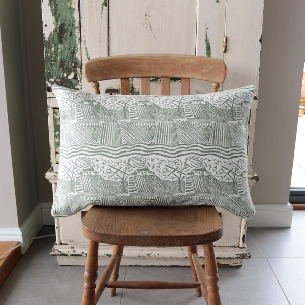 Forest Green Country Walk Cushion