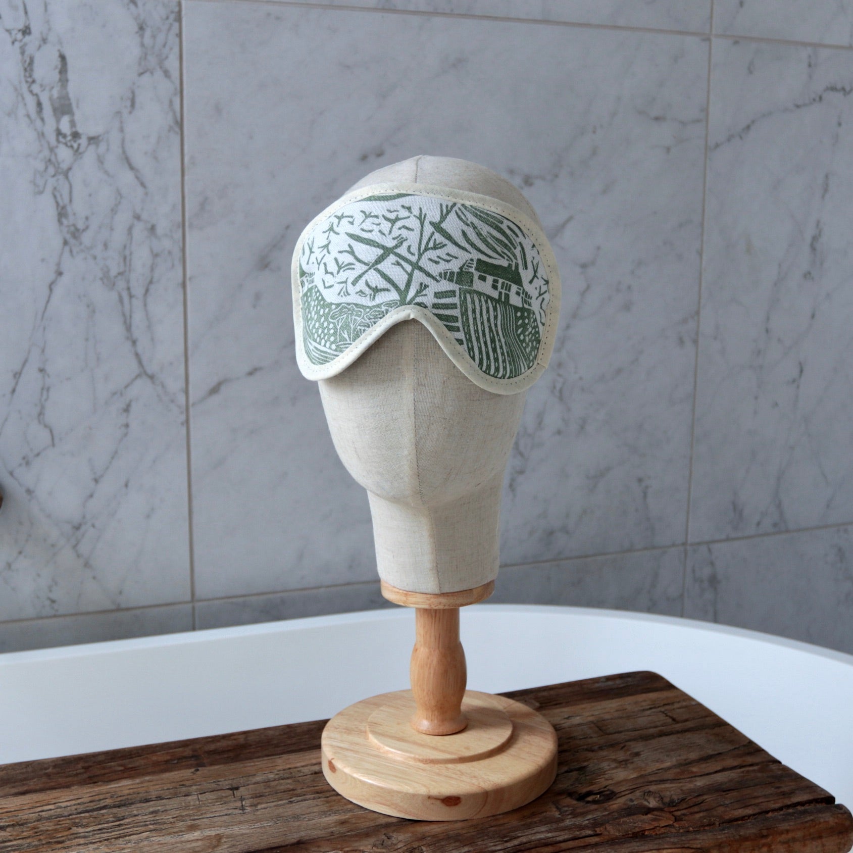 Forest Green Country Walk Eye Mask