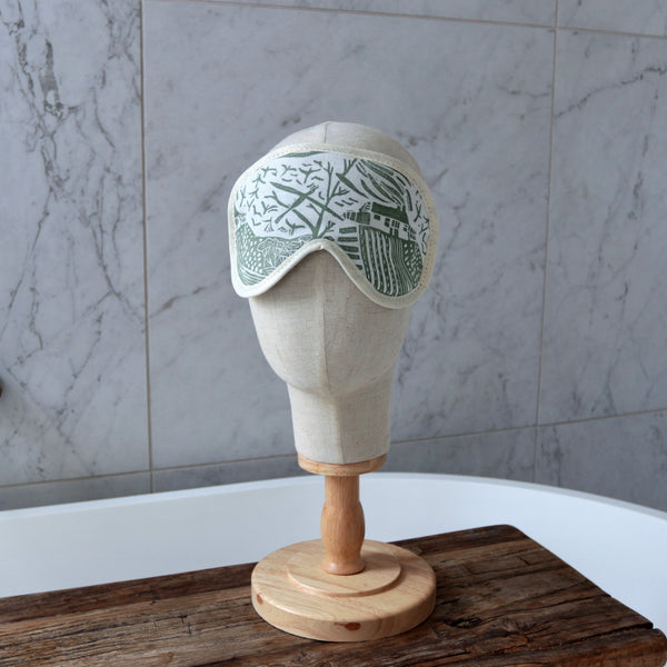 Forest Green Country Walk Eye Mask