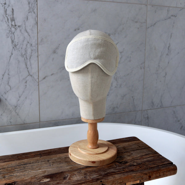 Oatmeal Linen Eye Mask