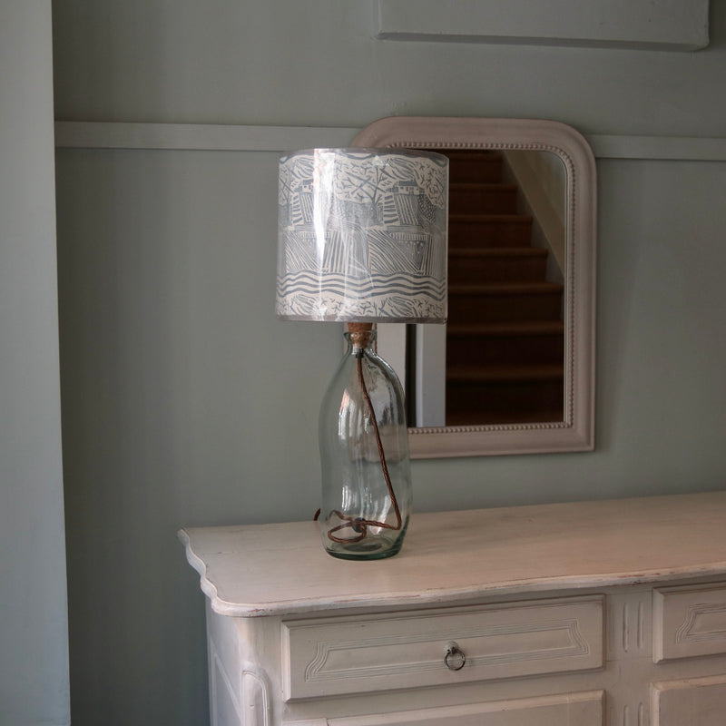 Cornflower Blue Country Walk Lampshade