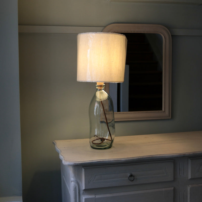 Milk Linen Lampshade