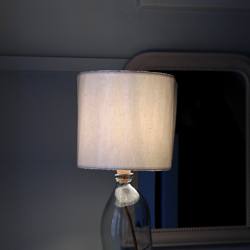 Milk Linen Lampshade