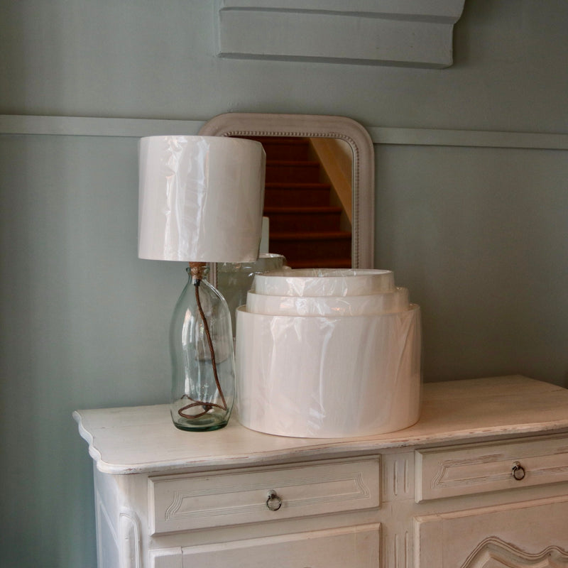 Milk Linen Lampshade