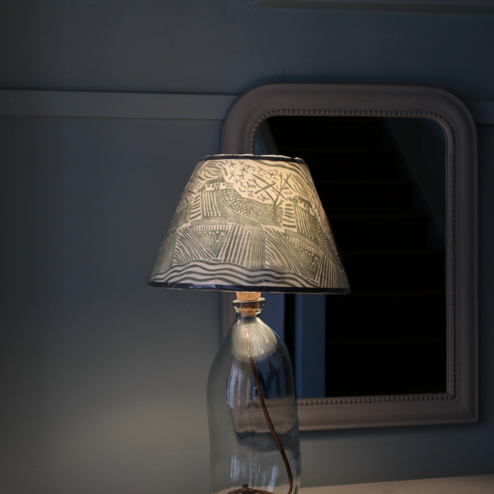 Forest Green Country Walk Empire Lampshade