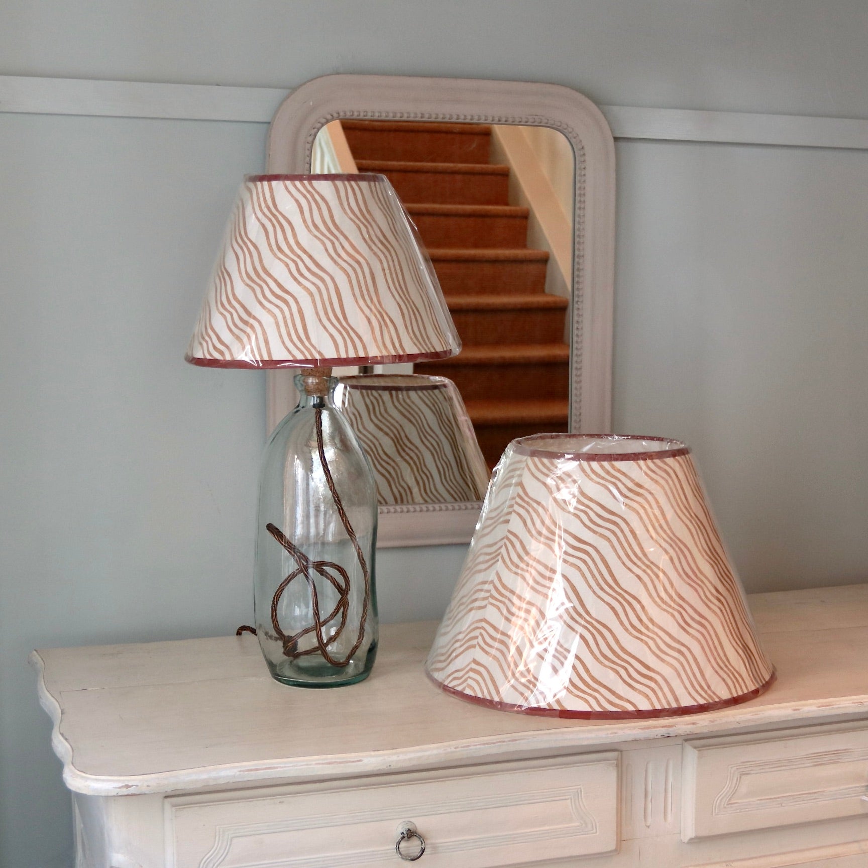 Marigold Stripe Empire Lampshade