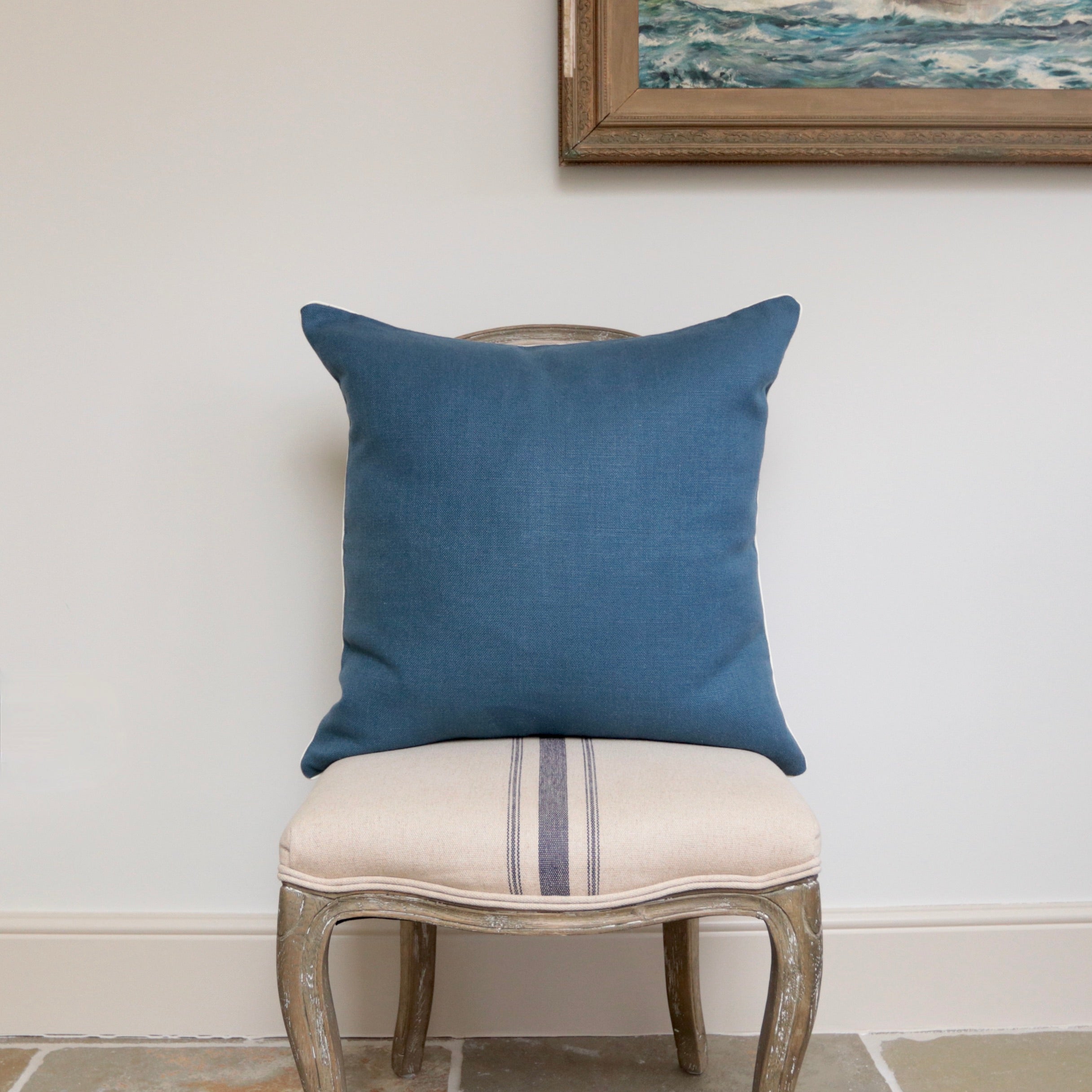 Forget-Me-Not Linen Cushion