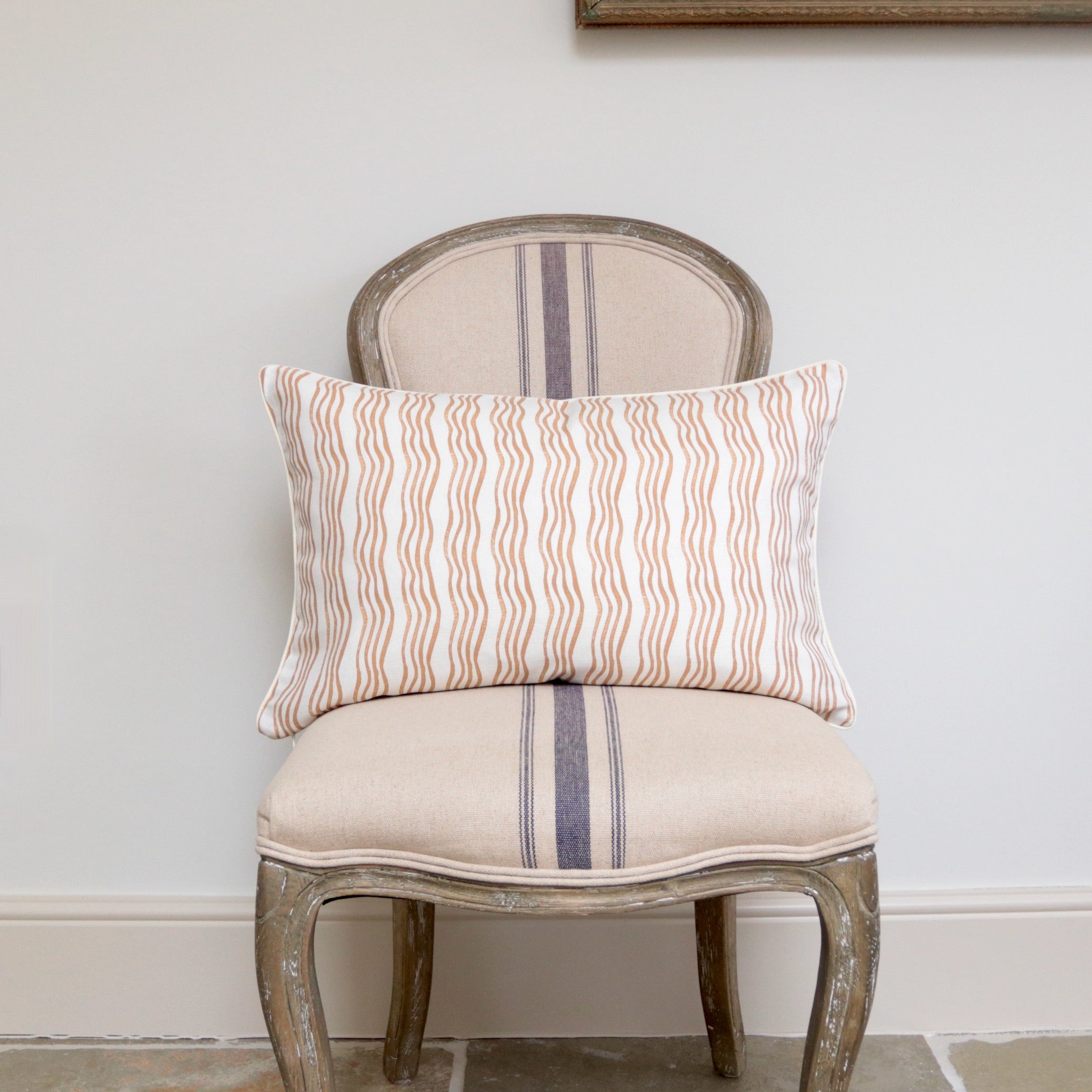 Marigold Stripe Cushion