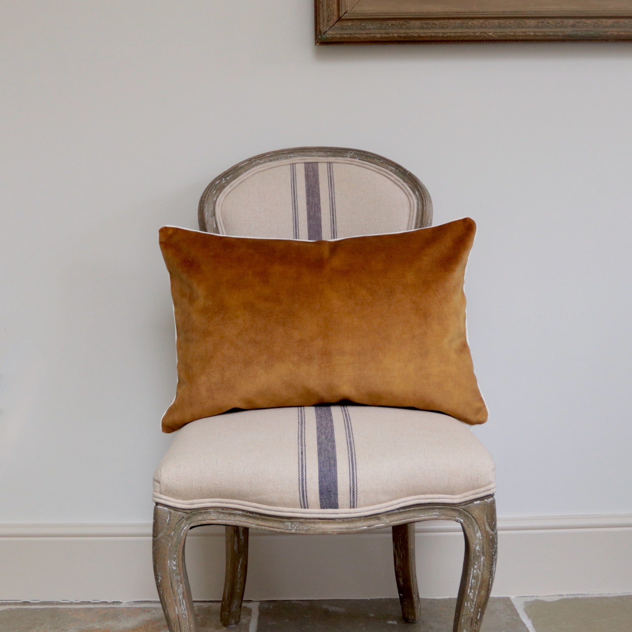 Rust Velvet Cushion