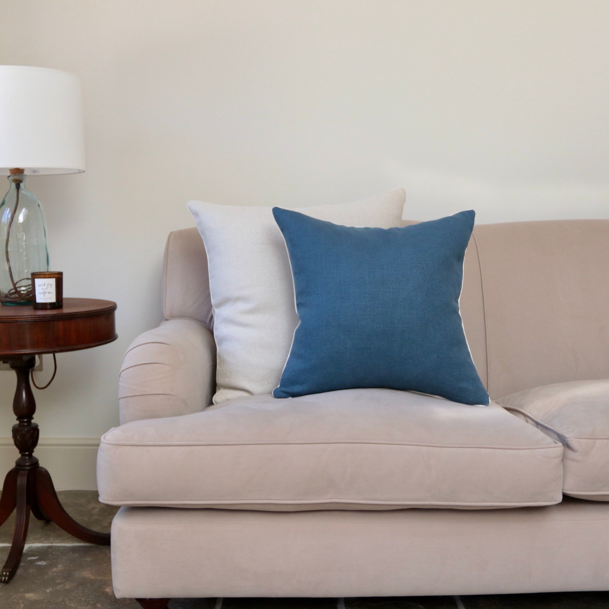Forget-Me-Not Linen Cushion
