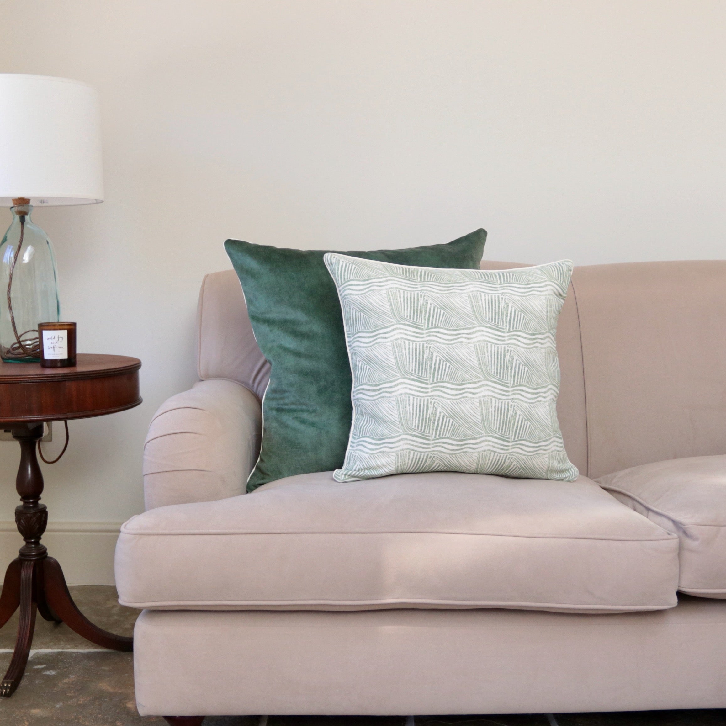 Forest Green Harvest Cushion