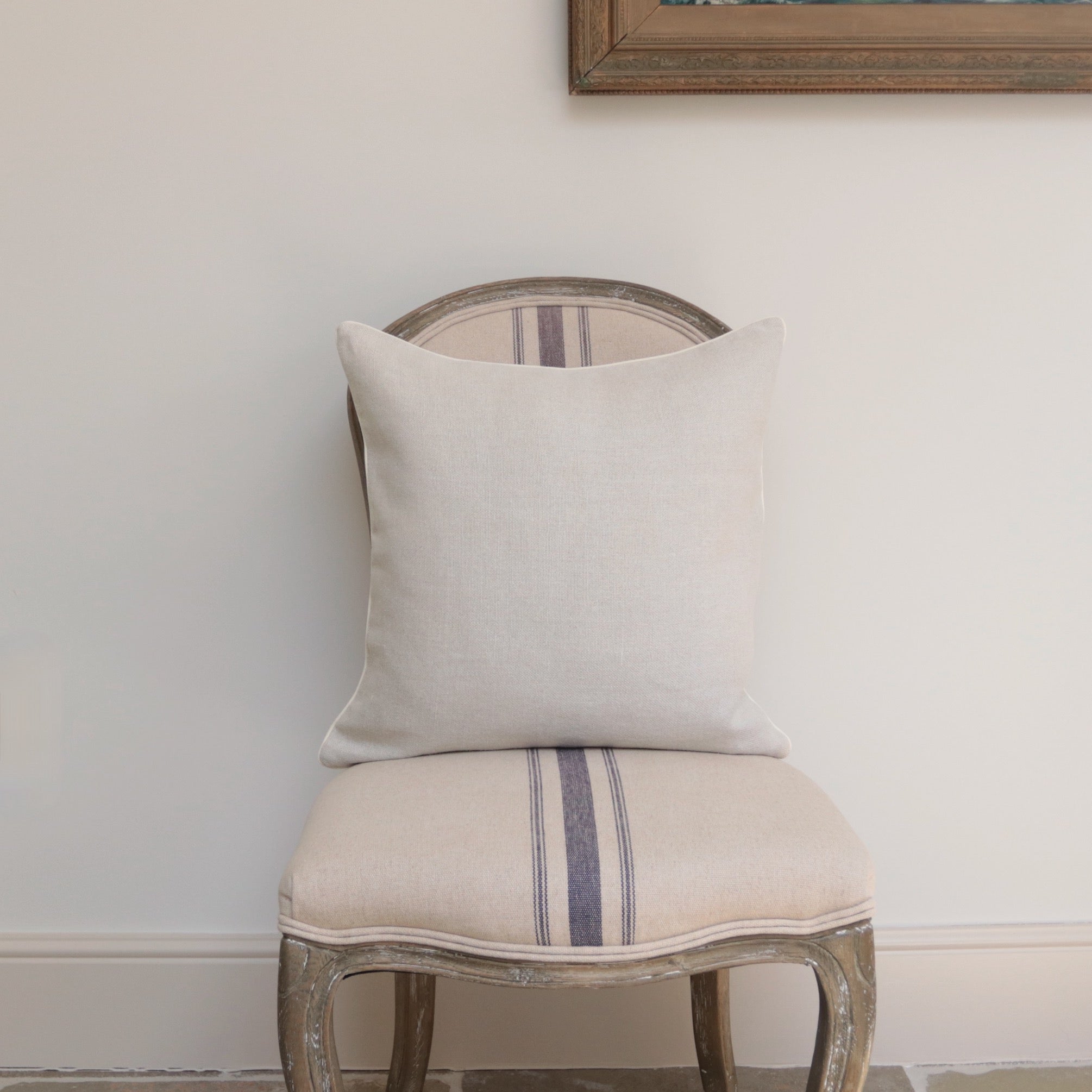 Oatmeal Linen Cushion