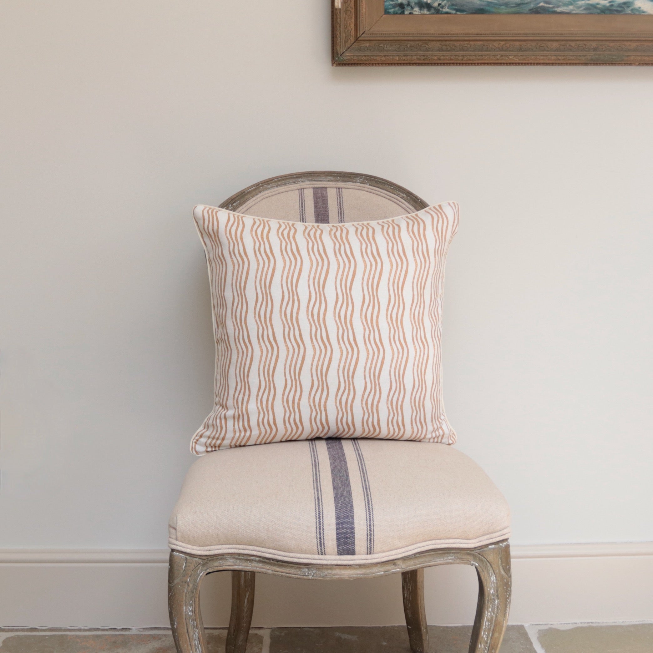 Marigold Stripe Cushion