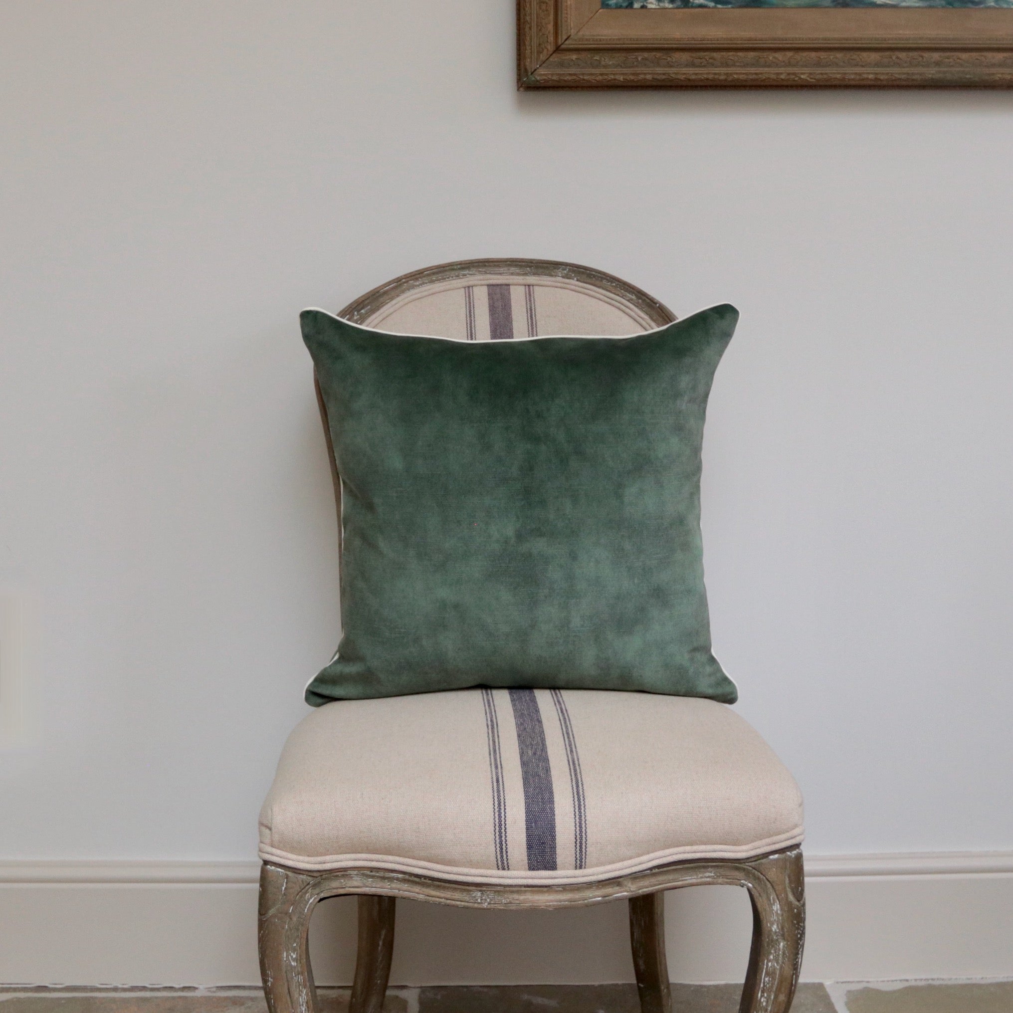 Sage Velvet Cushion