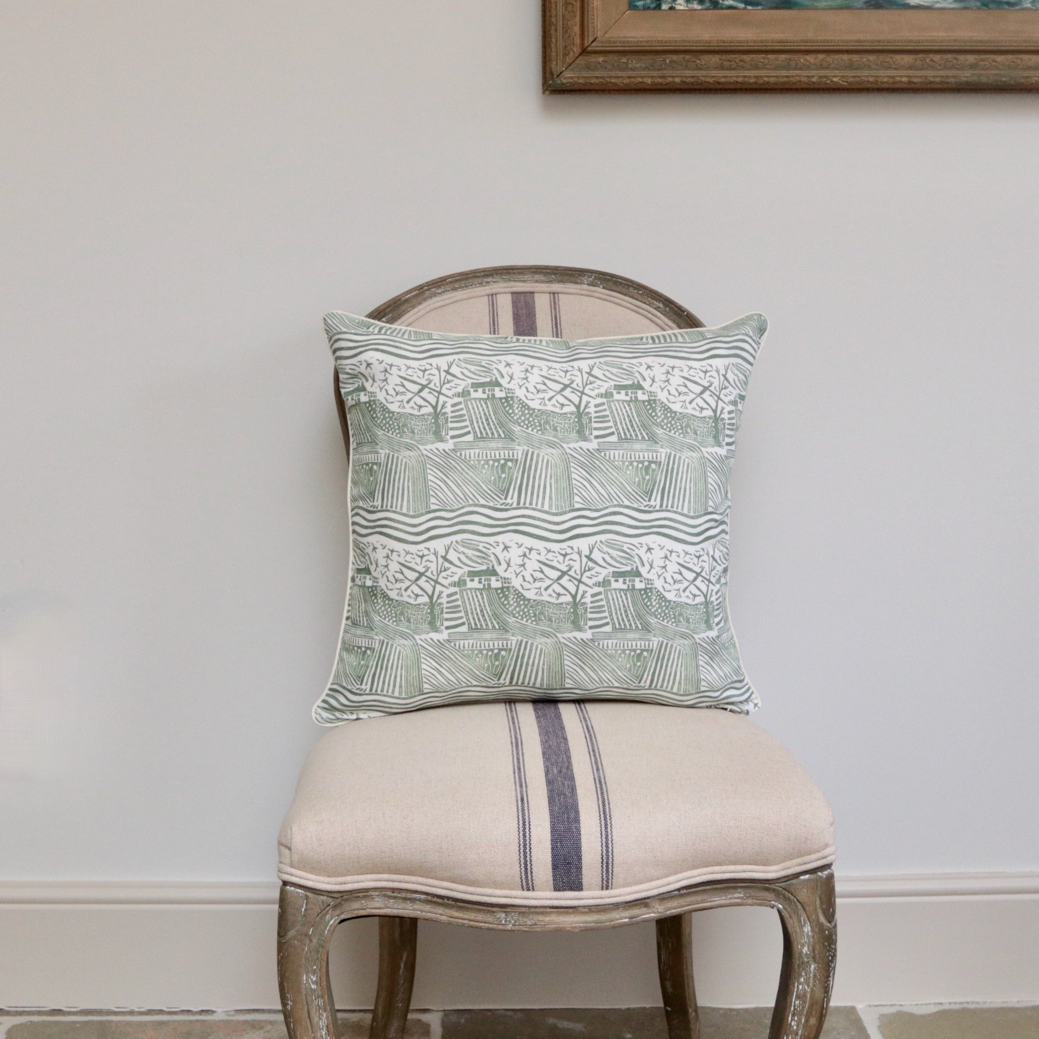 Forest Green Country Walk Cushion