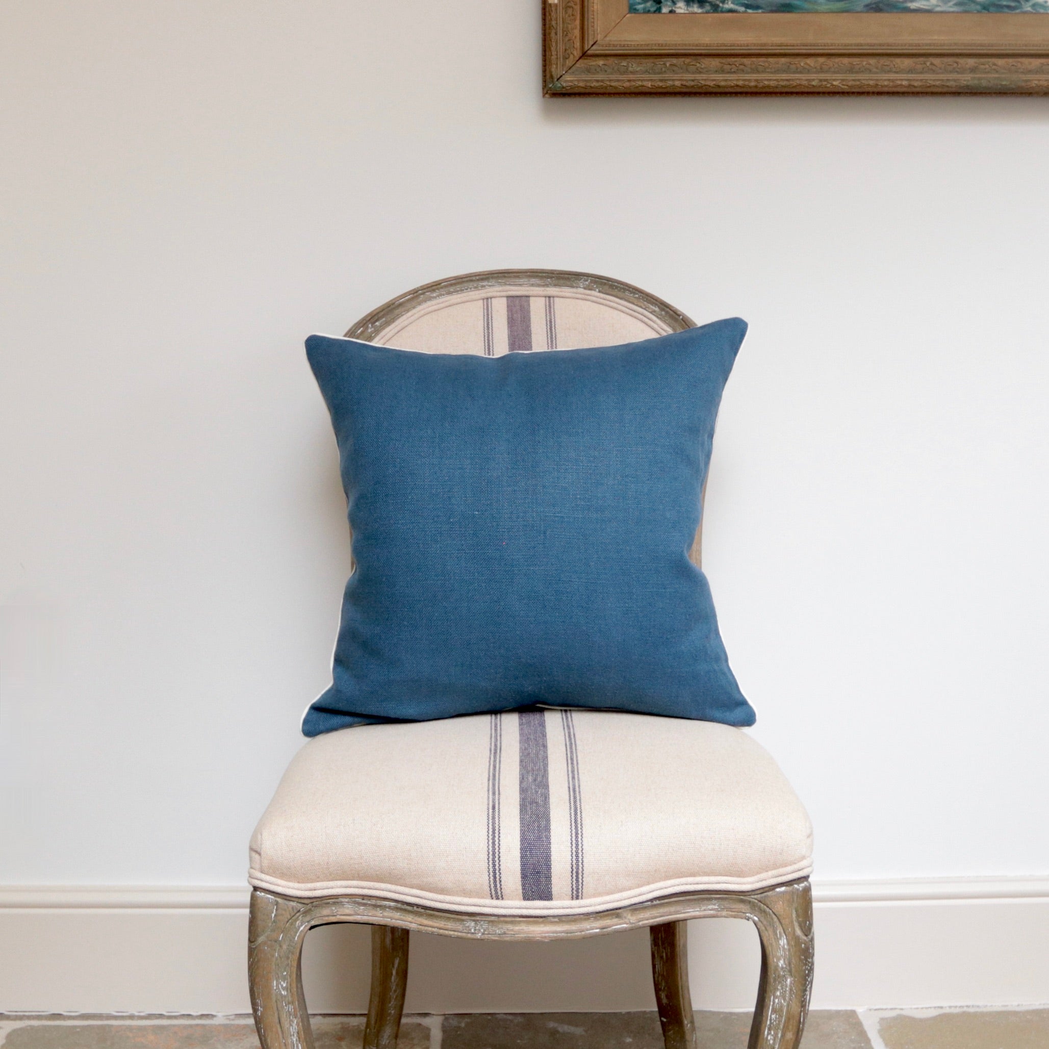 Forget-Me-Not Linen Cushion