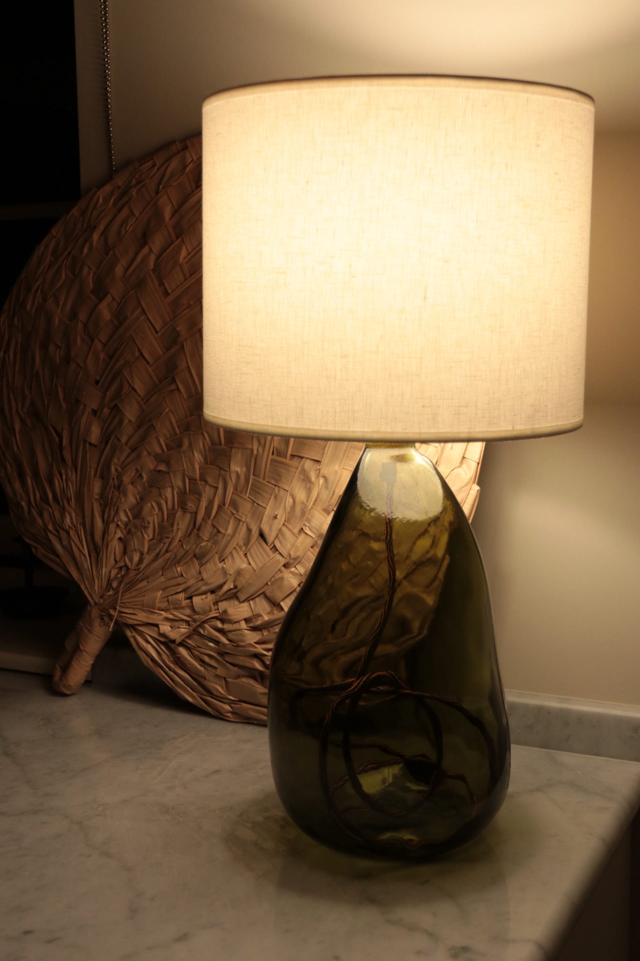 Milk Linen Lampshade